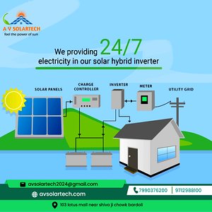 we are providing 24*7 solar service