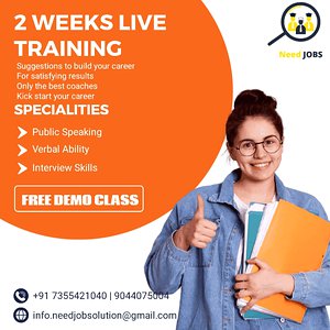 2 Weeks Live Training and placement program