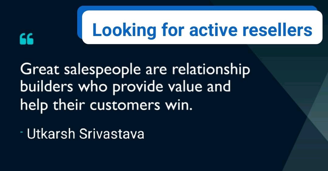 I'm Looking resellers for our upcoming training session