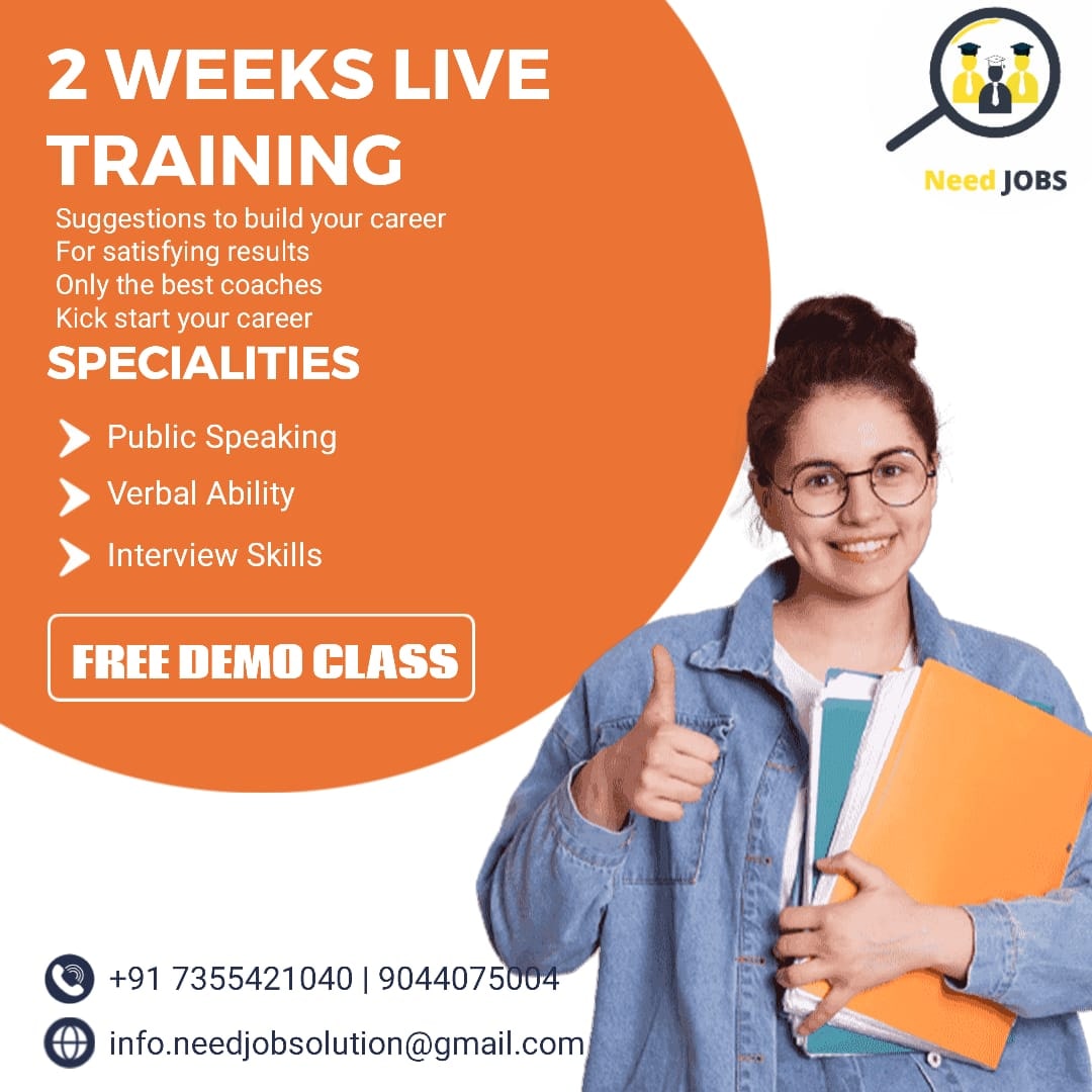2 Weeks Live Training and placement program